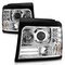 Anzo Usa 92-96 F150/F250/BRONCO PROJECTOR HALO CHROME W/SIDE MARKER W/PARKING L 111183 - alternate 2